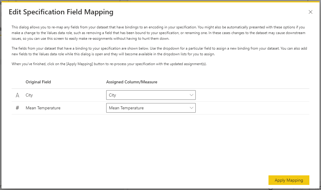 Диалог Edit Specification Field Mapping позволяет изменить назначения полей набора данных, используемых в кодированиях или выражениях спецификации. Диалог Edit Specification Field Mapping позволяет изменить назначения полей набора данных, используемых в кодированиях или выражениях спецификации.